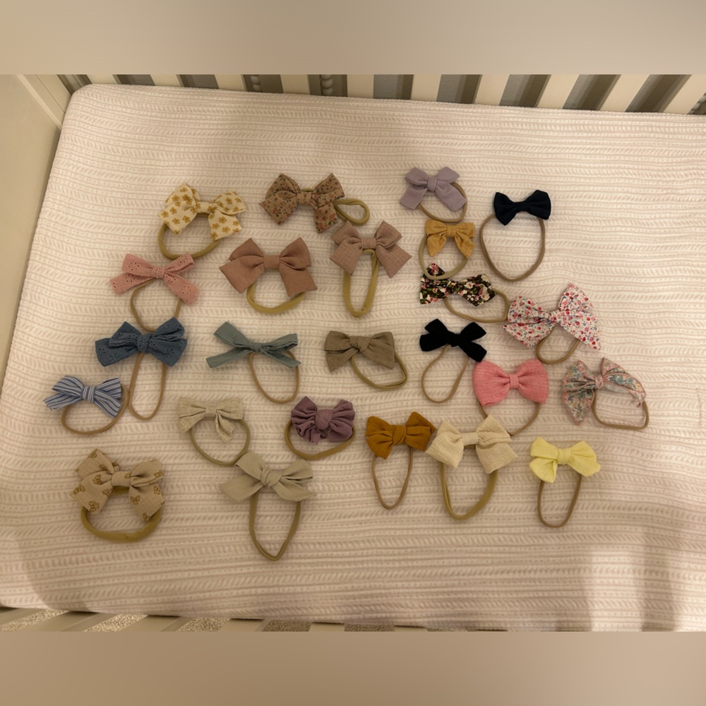 Baby bow headbands